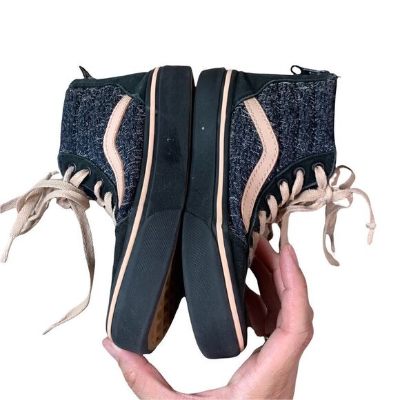 Old Skool toddler girl high top Vans - Picture 10 of 15